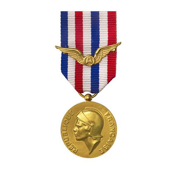 MEDAILLE HONNEUR AERONAUTIQUE TRANSPORT vermeil