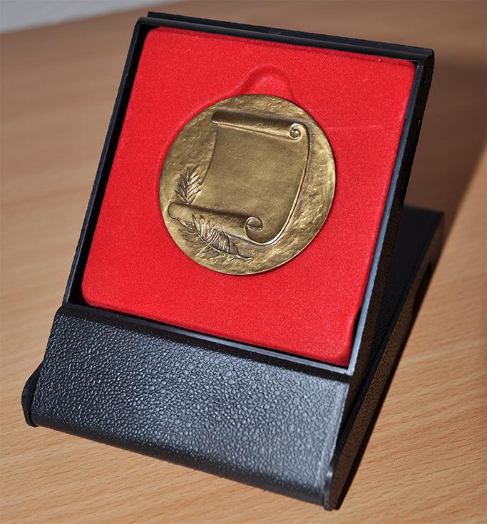 MEDAILLE DE PARCHEMIN - Delannoy 50mm