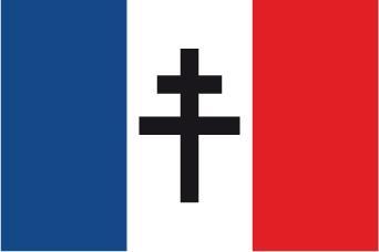 Drapeau CROIX DE LORRAINE 60x90cm - 2 anneaux
