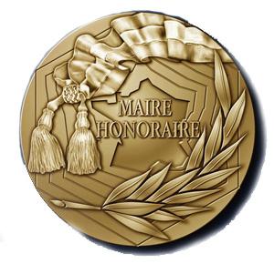 MEDAILLE DE MAIRE HONORAIRE