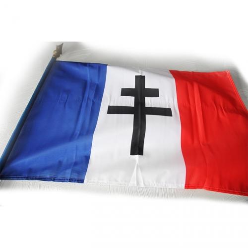 France croix de Lorraine drapeau France blason' Sac en tissu