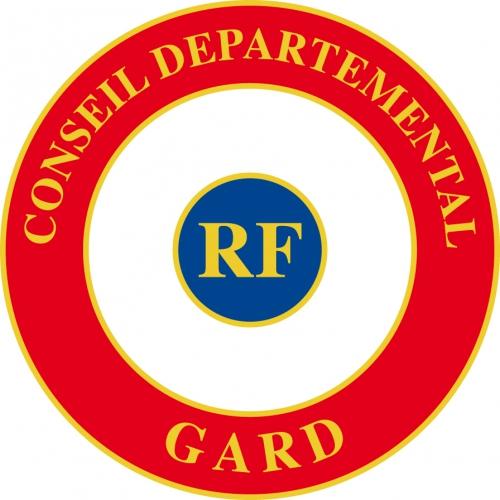 COCARDE CONSEIL DEPARTEMENTAL - métal