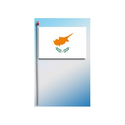 MINI DRAPEAU DE TABLE 10X14CM Chypre