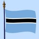 DRAPEAU Botswana