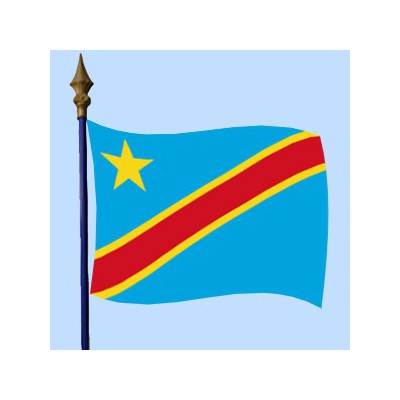 DRAPEAU Congo Démocratique 