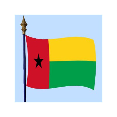 DRAPEAU Guinée-Bissau