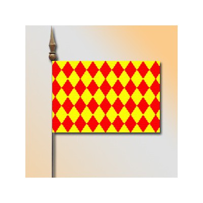 MINI DRAPEAU DE TABLE 10X14CM Angoumois 