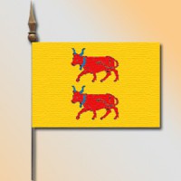 MINI DRAPEAU DE TABLE 10X14CM Bearn 