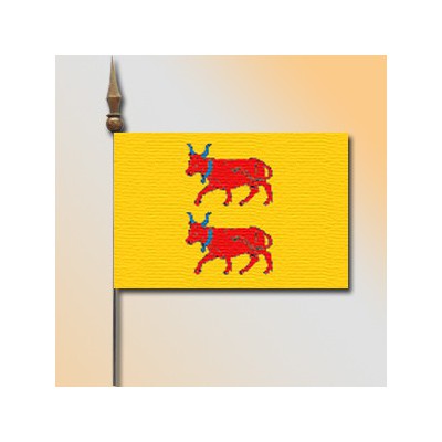 MINI DRAPEAU DE TABLE 10X14CM Bearn 