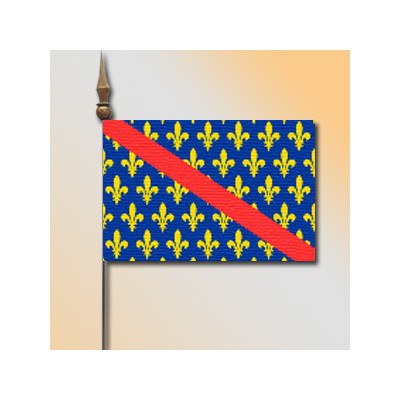 MINI DRAPEAU DE TABLE 10X14CM Bourbonnais 