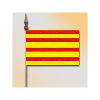 MINI DRAPEAU DE TABLE 10X14CM Catalogne 