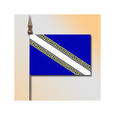 MINI DRAPEAU DE TABLE 10X14CM Champagne 