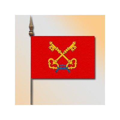 MINI DRAPEAU DE TABLE 10X14CM Comtat...