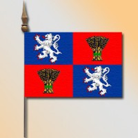 DRAPEAU DE TABLE GASCOGNE 10x14cm