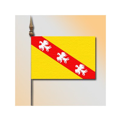 MINI DRAPEAU DE TABLE 10X14CM Lorraine 