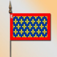 DRAPEAU DE TABLE Maine 10x14cm