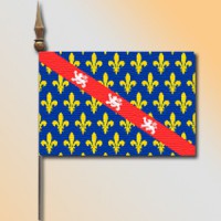 DRAPEAU DE TABLE 10X14CM Marche