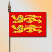 DRAPEAU DE TABLE Normandie 10x14cm