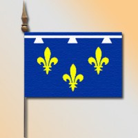 DRAPEAU DE TABLE ORLEANAIS 10x14cm