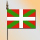 MINI DRAPEAU DE TABLE 10X14CM Pays Basque 