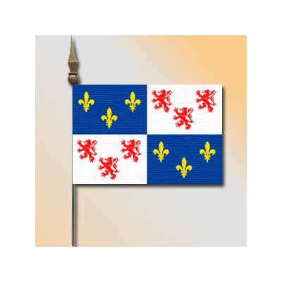 MINI DRAPEAU DE TABLE 10X14CM Picardie 
