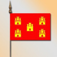 DRAPEAU DE TABLE POITOU 10x14cm