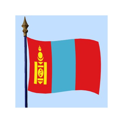 DRAPEAU Mongolie 