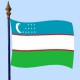 DRAPEAU Ouzbékistan