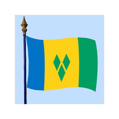 DRAPEAU Saint-Vincent-et-les Grenadines 