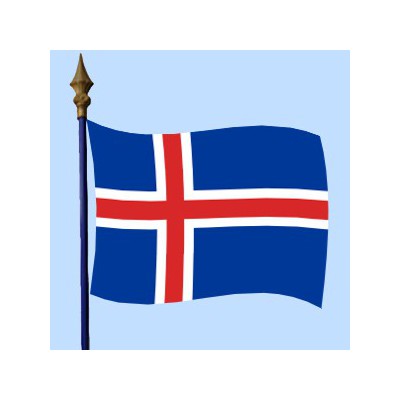 DRAPEAU Islande