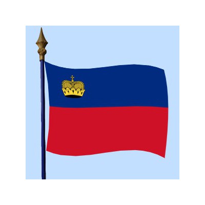 DRAPEAU Liechtenstein 