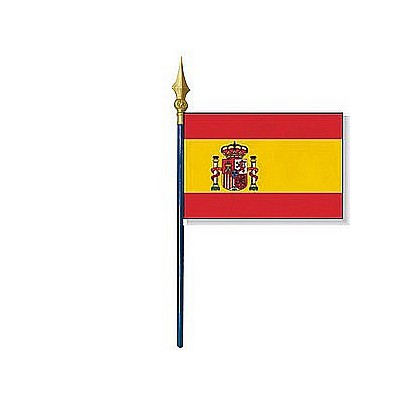 DRAPEAU Espagne avec armoirie 