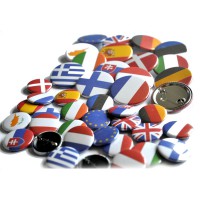 BADGE EPINGLE 38mm France - lot de 10 ex