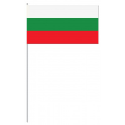 DRAPEAU PAPIER 12X24CM Bulgarie - lot de 50 ex