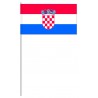 DRAPEAU PAPIER 12X24CM Croatie - lot de 50 ex