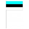 DRAPEAU PAPIER 12X24CM Estonie - lot de 50 ex