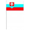 DRAPEAU PAPIER 12X24CM Slovaquie - lot de 50 ex