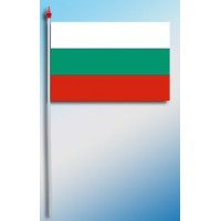 DRAPEAU PLASTIFIE 9.5X16CM Bulgarie