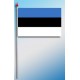 DRAPEAU PLASTIFIE 9.5X16CM Estonie