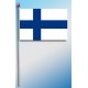 DRAPEAU PLASTIFIE 9.5X16CM Finlande