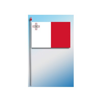 DRAPEAU PLASTIFIE 9.5X16CM Malte