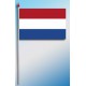 DRAPEAU PLASTIFIE 9.5X16CM Pays-Bas