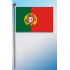 DRAPEAU PLASTIFIE 9.5X16CM Portugal avec armoiries