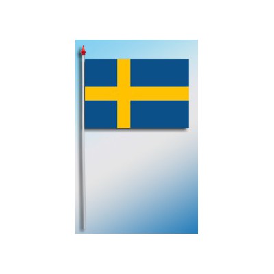 DRAPEAU PLASTIFIE 9.5X16CM Suède