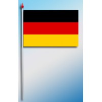 DRAPEAU PLASTIFIE 9.5X16CM Allemagne