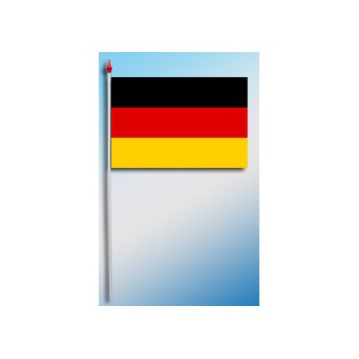 DRAPEAU PLASTIFIE 9.5X16CM Allemagne