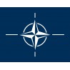 DRAPEAU OTAN finition pavillon sangle et anneaux