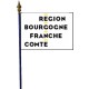 DRAPEAU REGION BOURGOGNE FRANCHE COMTE