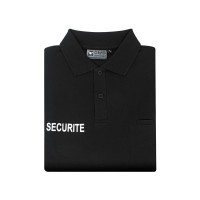 POLO NOIR SECURITE PRIVEE