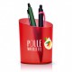 POT A CRAYONS PLASTIQUE PERSONNALISE – lot de 100 ex